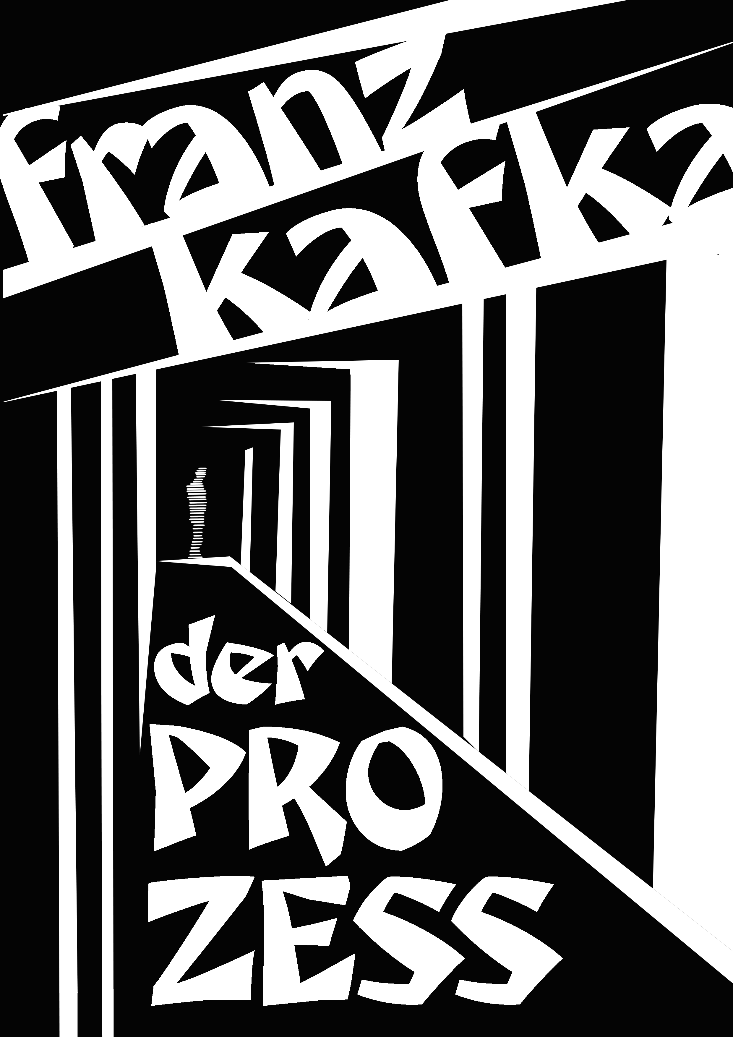 mock-up cover for Franz Kafka's Der Prozess (the process) book